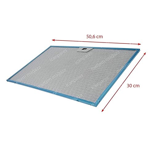 13 $ | 00744829 - Filtro para campana extractora 506 x 300 mm, BSHG0074482 Bosch, Electrolux, Faber