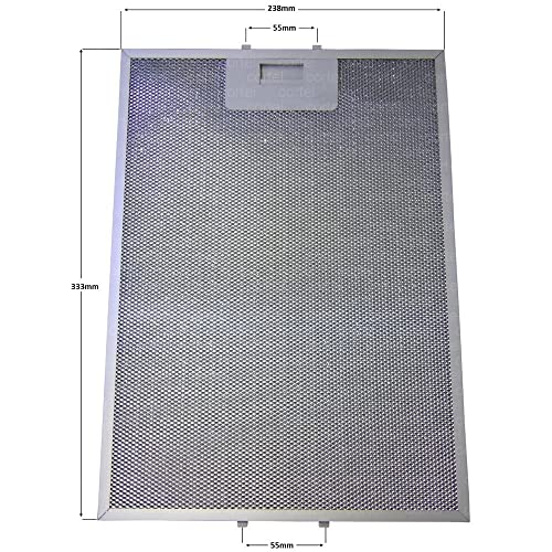 5.99 $ YY87X6378 - Filtro para campana extractora, 333 x 238 mm Fagor, Thomson, Saltador
